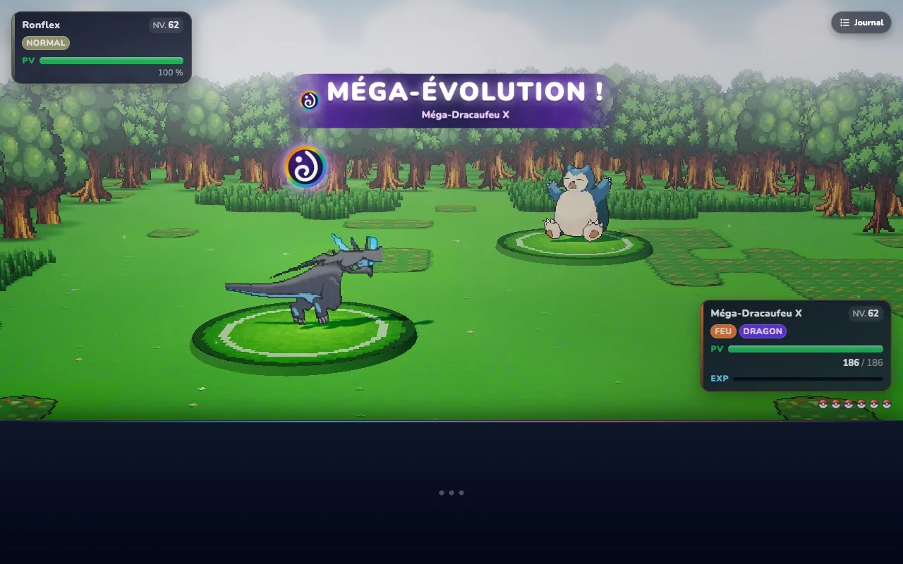 Méga-Évolution : capture du jeu