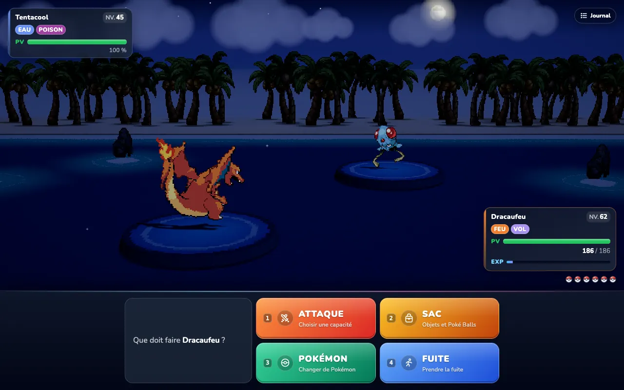Combats de nuit : capture du jeu